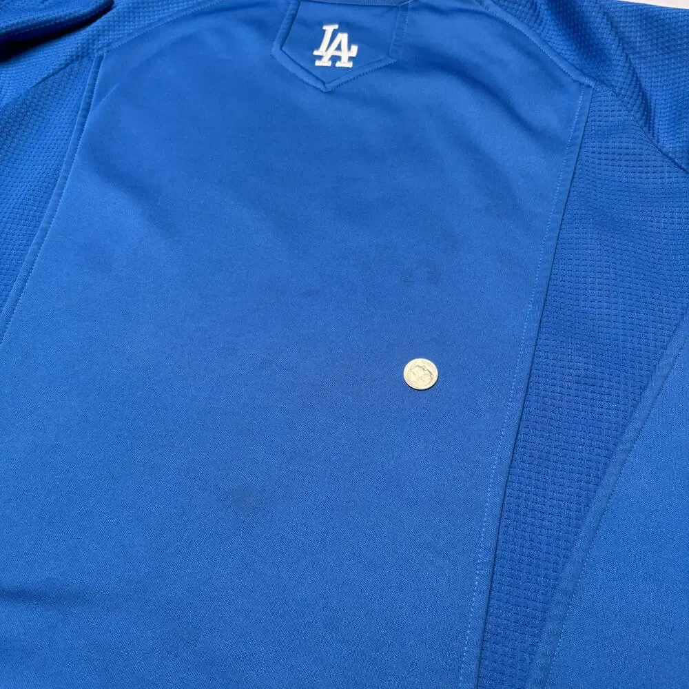 Vintage Majestic LA Dodgers Therma Base Pullover Men's 22.5x29.5 MLB Dugout